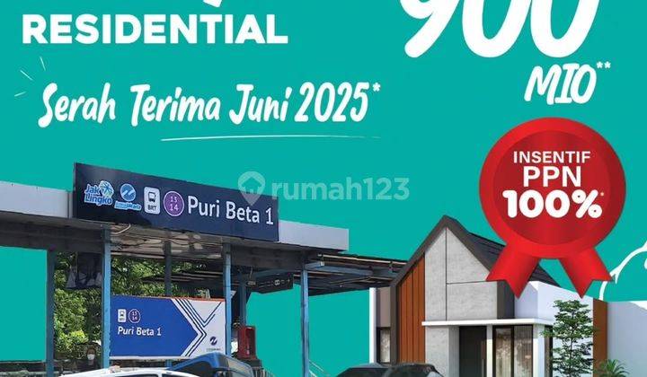 Fortune Folks Residential Graha Raya Rumah 900jtan Dp 0% 2