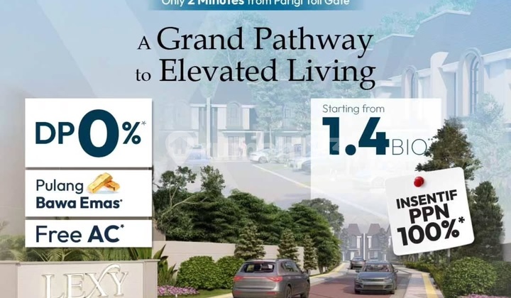 Lexy Kiwi Residence Type House Graha Raya Bintaro Near Toll Road