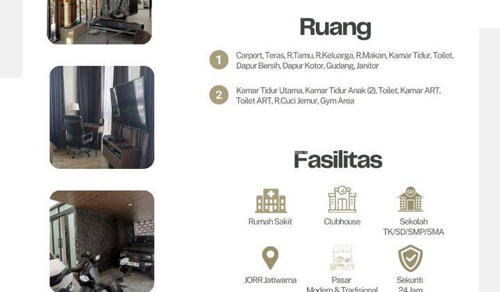 Dijual Rumah Mewah Tropis Minimalis Bonus Furniture Senilai 300jt 2