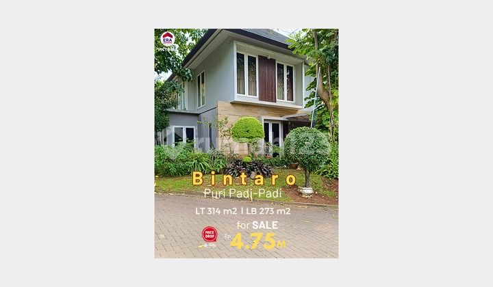 [Harga Turun]!!!!! Hunian Bagus Dalam Cluster Komplek Perumahan Padi-Padi di Bintaro