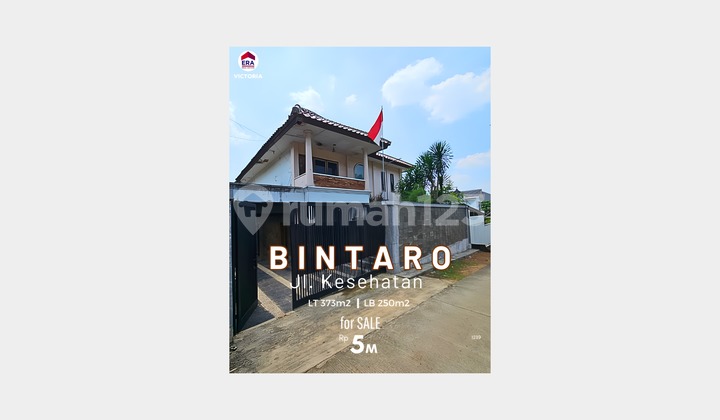 FOR SALE!!!! Residential property in Bintaro, South Jakarta (Land Measured)