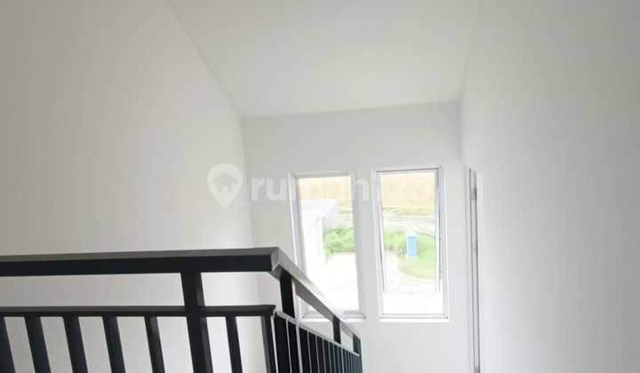 For Sale House with Best View Directly to Pancar Mountain Modern Minimalist Type Ready to Occupancy Flood-Free Position on Hook in Sentul City Area