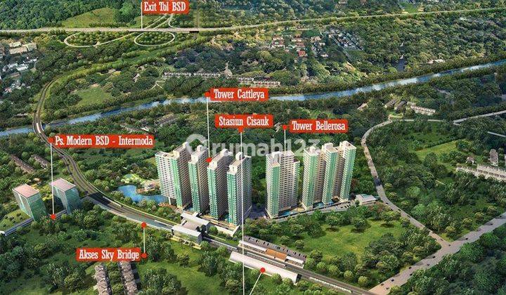 Apartemen Serpong Garden Bsd Studio , Baru, Dekat Stasiun Cisauk 2