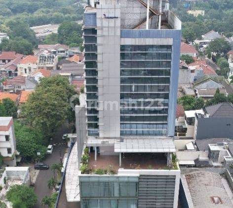 Jual Gedung Perkantoran 9 Lantai + 3 Parkir Basement Luas 10.450m2 HGB Terawat Dengan Baik di Pondok Pinang Raya Ciputat Raya 2