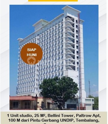 Apartement Mewah Dan Murah Dekat Kampus Undip 0 Kamar Tidur 2