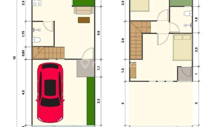 Rumah Gunung Anyar Mas, Rungkut 2 Lantai Shm Dekat Merr, Upn 1