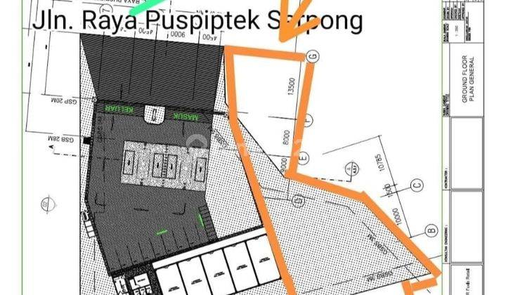 Disewakan Tanah di Jalan Raya Puspitek Serpong, Tangerang Selatan 1