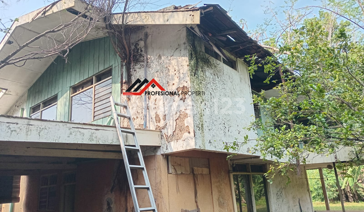 OLD VILLA CALCULATE EMPTY LAND VIEW SITU GINTUNG LAKE