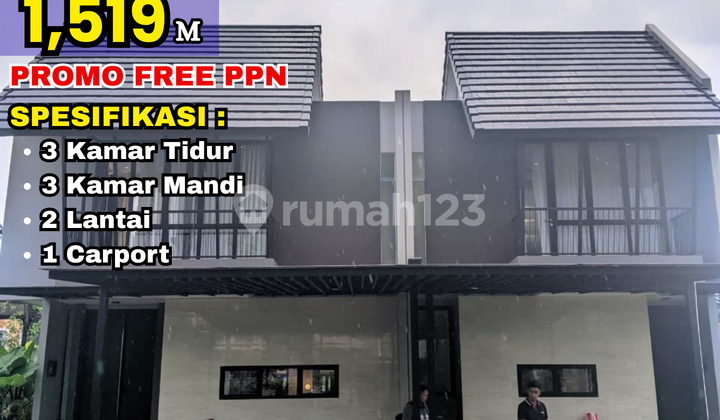 Rumah Free PPN Strategis Dekat Pusat Perbelanjaan, Siap Huni Hanya 1,519 M Rumah Free PPN Strategis Dekat Pusat Perbelanjaan, Siap Huni Hanya 1,519 M
