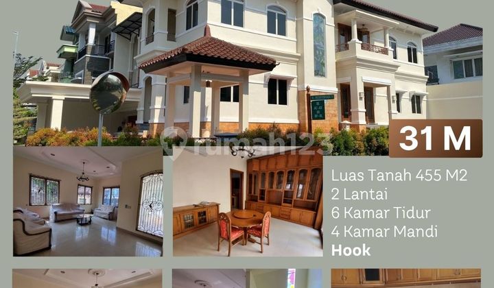 Dijual Rumah Luas Hook Baru Renovasi, Jalan Lebar Di Kelapa Gading