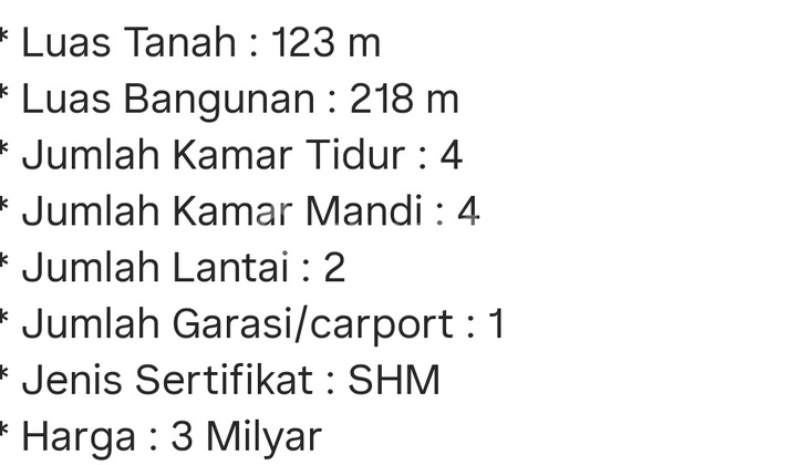 Dijual Rumah Bagus di Kelapa Dua 2