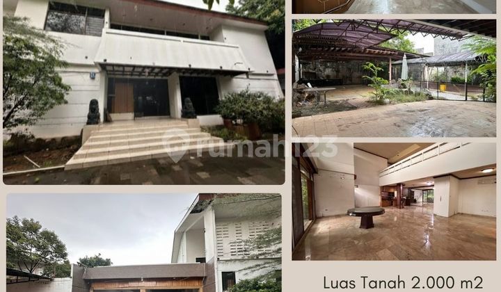 Dijual Rumah Luas 2000M di Pinggir Jalan Raya Danau Sunter