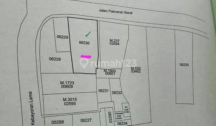 Dijual Rumah Tua Hitung Tanah Di Kebayoran Lama Pinggir Jalan Raya 2