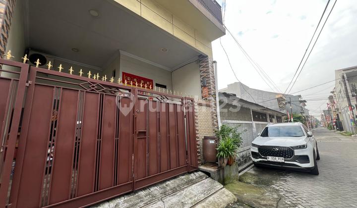 Dijual Rumah Poris Indah LT 55 M2 LB 110 M2 Lantai 2 Kamar Tidur 3 Kamar Mandi 2 Listrik 1300 Watt Air Pam Surat SHM Garasi 1 Mobil Bebas Banjir Harga 115000xxxx Nego Tipis ) 2