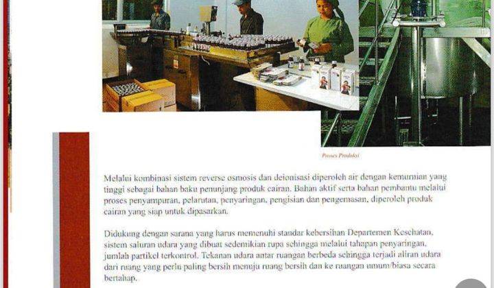 Jual cepat Pabrik Farmasi– Sukanagalih, Pacet Kabupaten Cianjur . Bagus, Menarik, Jarang Ada, Murah  Luas tanah 80.000 m2   Luas Bangunan 24.000 m2 2