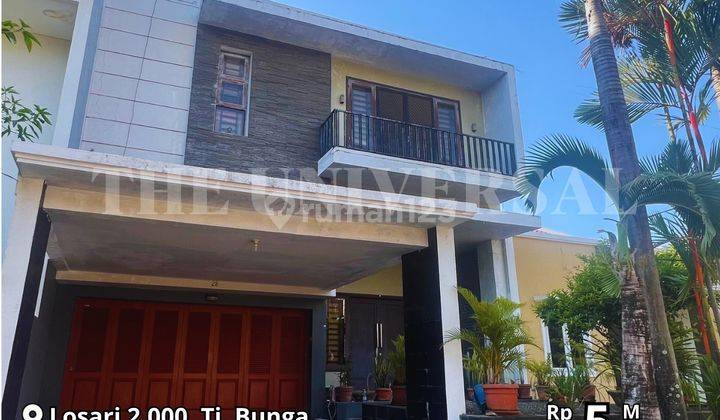 Dijual Rumah Cantik 2LT Losari 2000 Tj. Bunga Siap Huni MK  1