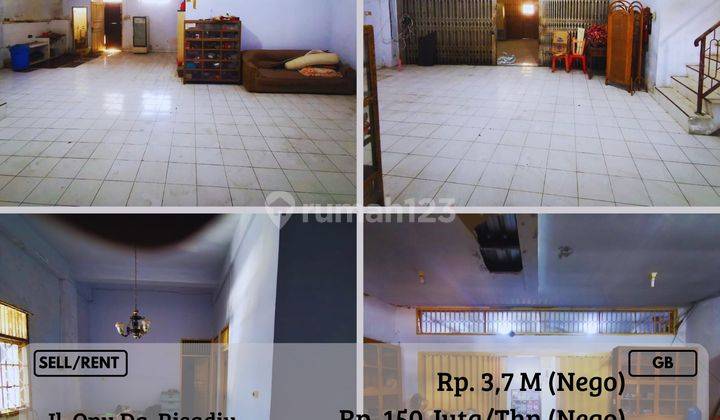 Dijual/Disewakan Rumah 2,5LT Poros Opu Dg Risadju Strategis GB 1