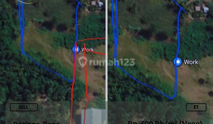Dijual Tanah Luas Area Pasippo Bone Harga Nego ET  1