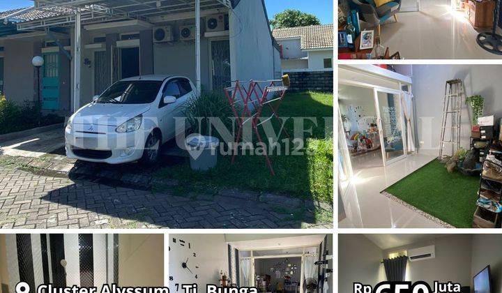 Dijual Rumah Cantik Minimalis 1LT Cluster Alyssum Siap Huni MK  1