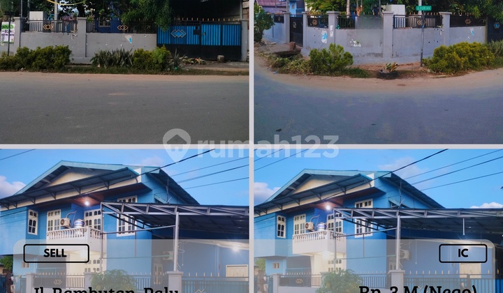 Dijual Rumah 2LT Sudut Jalan Rambutan Palu Siap Huni IC 1