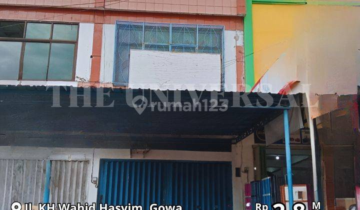 Dijual Ruko 2LT Poros Wahid Hasyim Area Komersil Gowa Ramai Kt  1