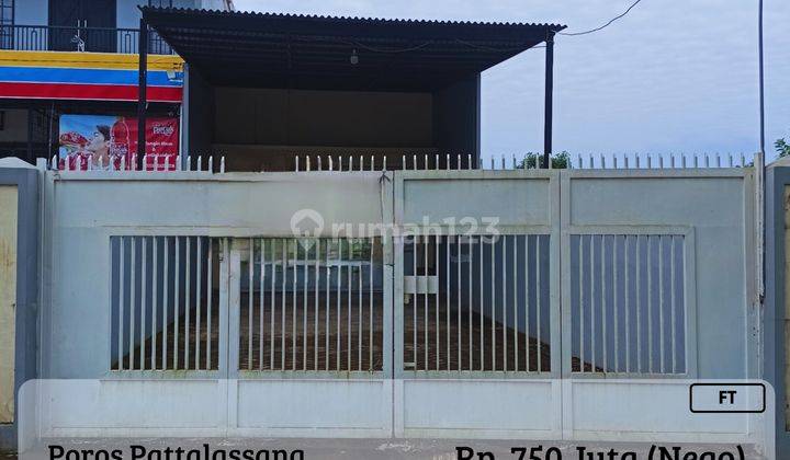 Dijual Ruko 1LT Poros Pattalassang Gowa Siap Pakai FT 1