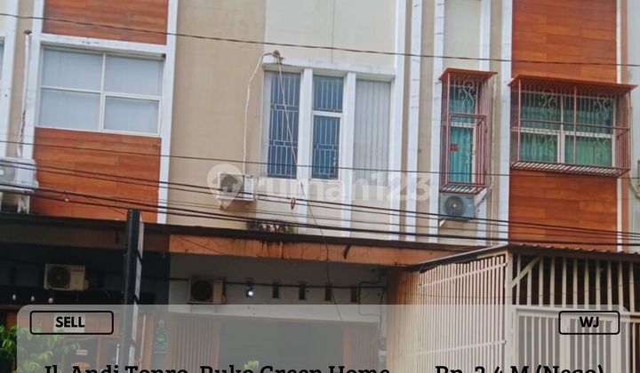 Dijual Ruko Siap Pakai 3LT Poros Andi Tonro Ruko Green Home WJ