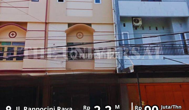 Dijual Disewakan Ruko 3LT Poros Rappocini Raya Siap Pakai Cr  1