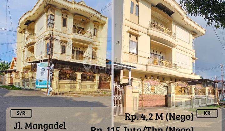 Dijual/Disewakan Rumah 3LT Dalam Kota Poros Mangadel Langgau KR 1