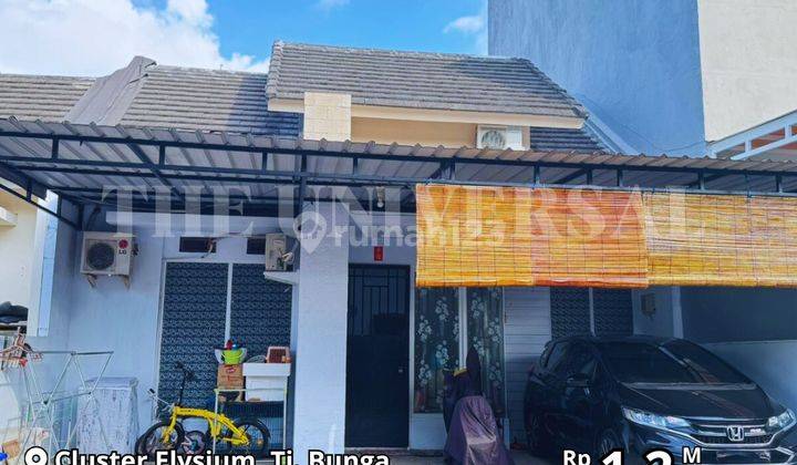 Dijual Rumah 1LT Minimalis Cluster Elysium Siap Huni Cantik KT  1