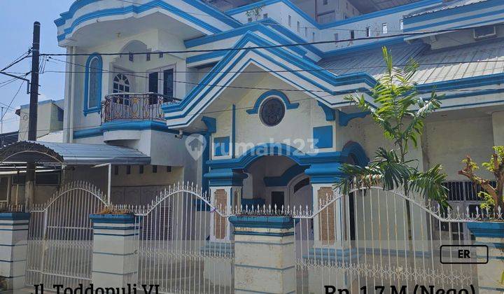 Dijual Rumah 3LT Lokasi Toddopuli VI Siap Huni Cantik Nego ER 1