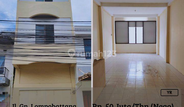 Disewakan Ruko Dalam Kota 3LT Poros Gunung Lompobattang YR 1