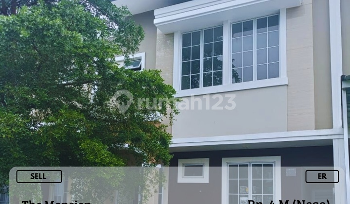 Dijual Rumah Siap Huni The Mansion Water Front City 2 LT Nego ER