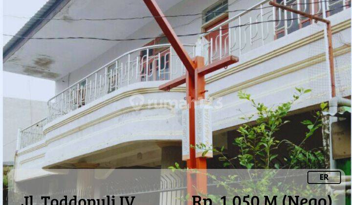 Dijual Rumah 2LT Murah Toddopuli 4 Siap Huni ER 1