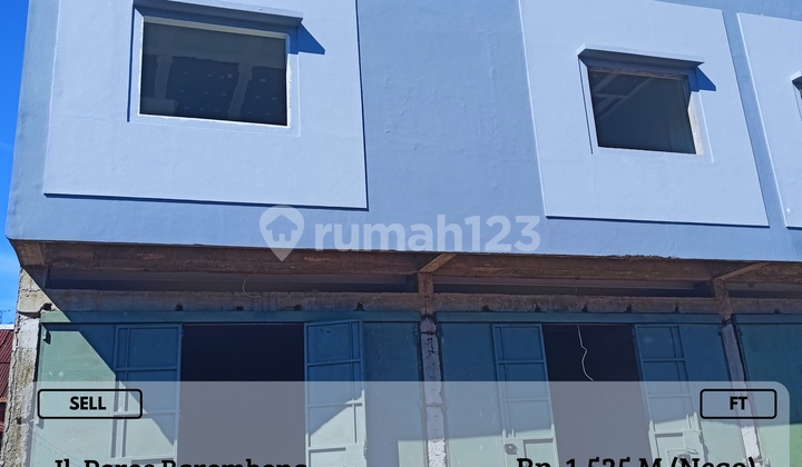 Dijual Ruko 2LT Poros Barombong Makassar Siap Pakai Strategis FT 1
