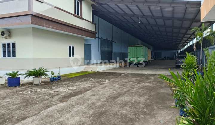 For Rent 2-Story Warehouse on Kima Raya Main Road, Ready to Use, Strategic Location, ER.