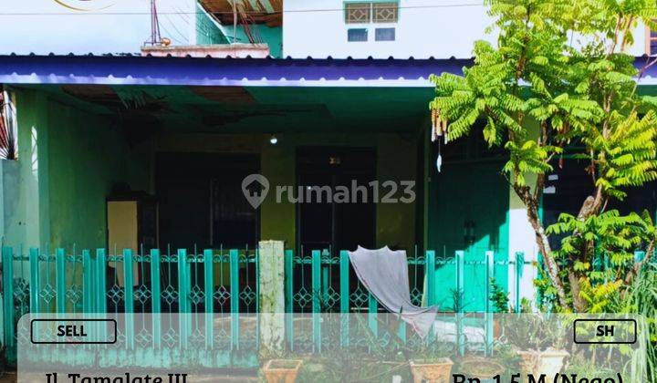 Dijual Rumah 1,5 Lantai Poros Tamalate III Murah Harga Nego SH 1