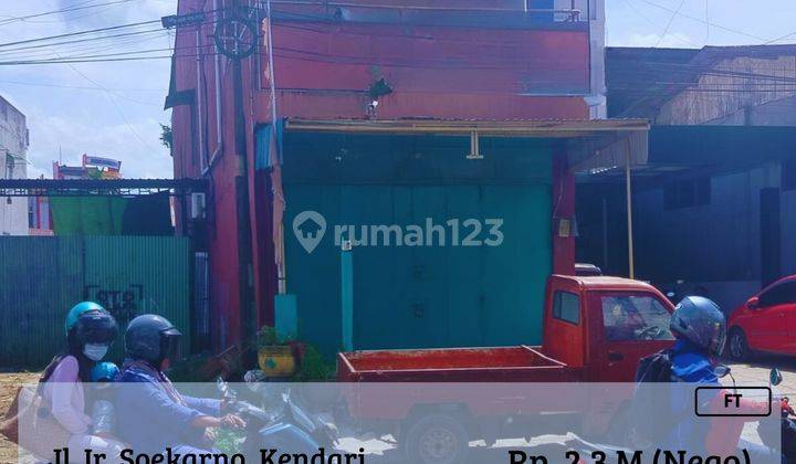 Dijual Ruko 2LT Poros Ir Soekarno Kendari Strategis Harga Nego FT 1