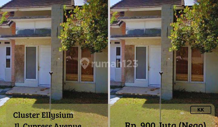 Dijual Rumah 1 Lantai Lokasi Premium Cluster Ellysium Tj Bunga KK 1