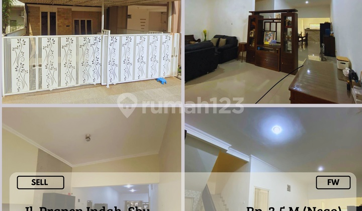 Dijual Rumah Cantik 2LT Prapen Indah Sby Siap Huni Furnish FW
