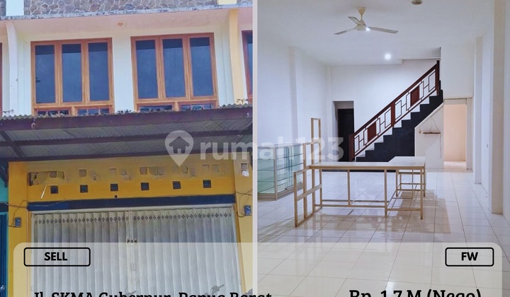 Dijual Ruko 2LT Poros Jalan SKMA Gubernuran Manokwari Papua FW