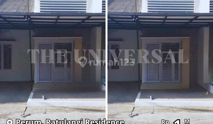 Dijual Rumah Minimalis 1Lt Dalam Kota Siap Huni Ratulangi AV  1