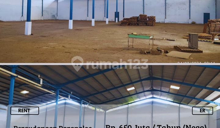Disewakan Gudang Siap Pakai 1LT Strategis Poros Ir. Sutami ER 1