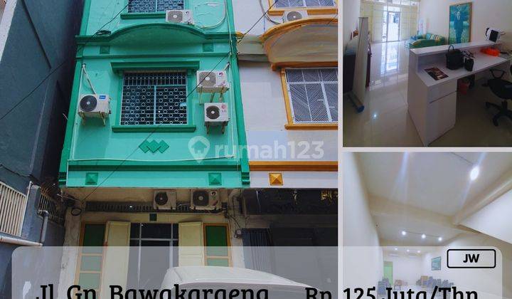 For Rent Ruko 3LT Poros Gn. Bawakaraeng Strategis Dalam Kota JW  1