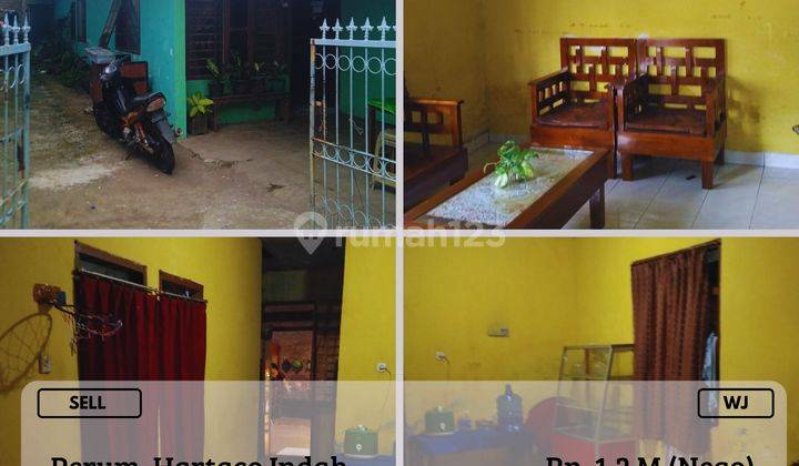 Dijual Rumah 1LT BTN Hartaco Indah Dg Tata Strategis Nego WJ 1