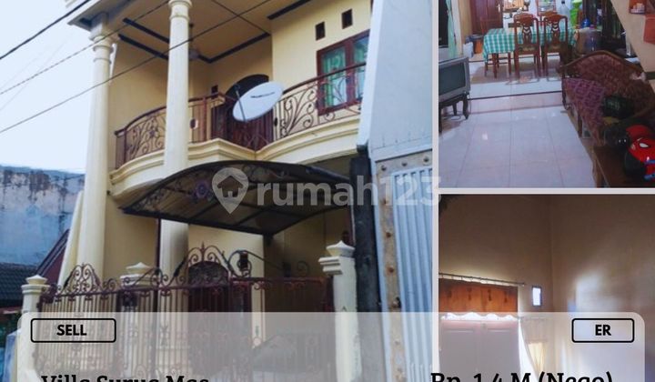 Dijual Rumah 2LT Siap Huni Villa Surya Mas Panakukkang Nego ER
