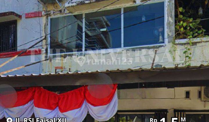 Ruko Jual 2LT Poros Rsi Faisal Xii Cocok Usaha warkop GB  1