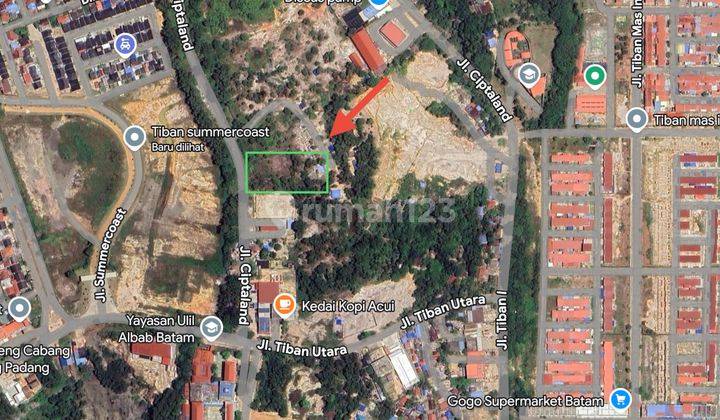 DIJUAL KAVLING DI SAMPING PERUMAHAN SUMMERCOAST 1
