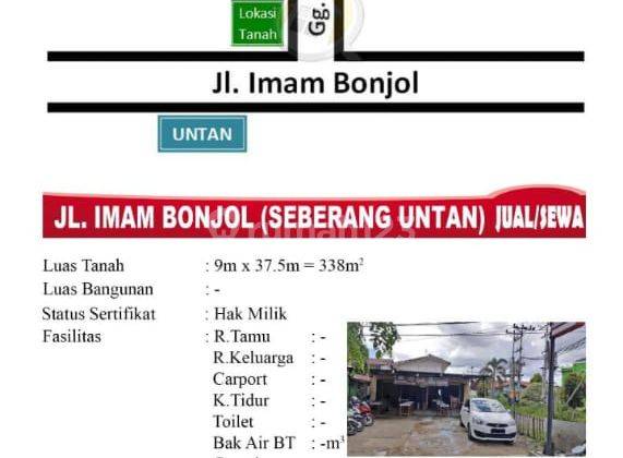 Di Jual Sewa Tanah Lokasi Jl. Iman Bonjol Seberang Untan , Pontianak Indonesia 1