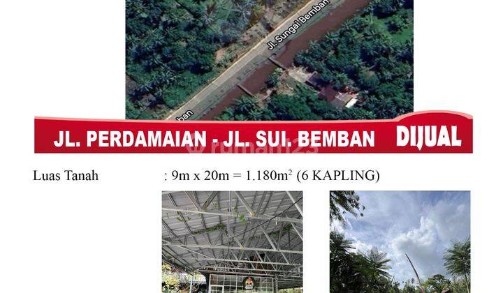 Di Jual Tanah Jl. Perdamaian Jl, Sui, Bemban, Pontianak Indonesia 1